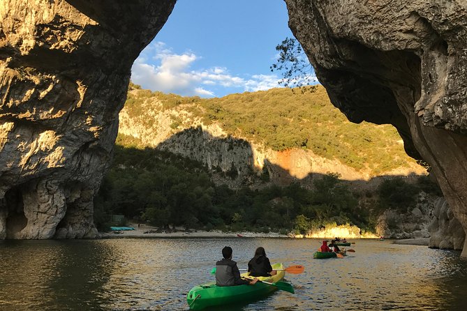 Family canoe trip under the Pont d'Arc - from 3 years old - Where You Start: Base Nautique de La Petite Mer and the Flow of the Day