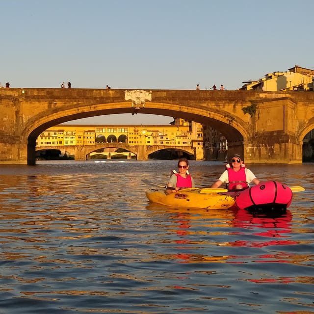 Florence: Ponte Vecchio and City Sights Guided Kayak Cruise - Santa Trinita, the slide, and how wet you should plan to be