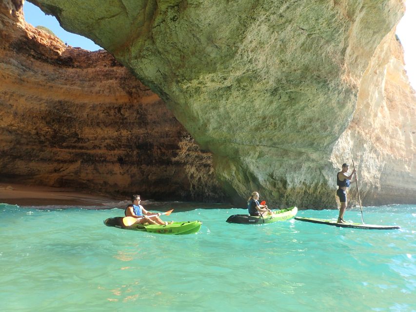 From Albufeira: Benagil Hidden Caves Tour by Kayak - Natural Arch of Albandeira and the sea-only cave style