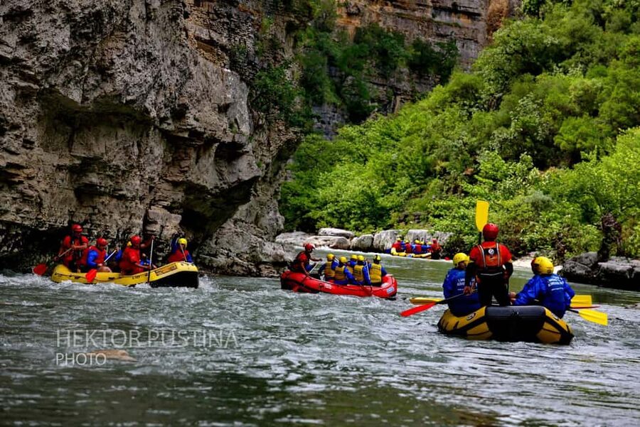 From Berat: Osumi Canyon Rafting, Kayak, & River Tubing Tour - When rafting turns into tubing or kayaking: same canyon, different rhythm