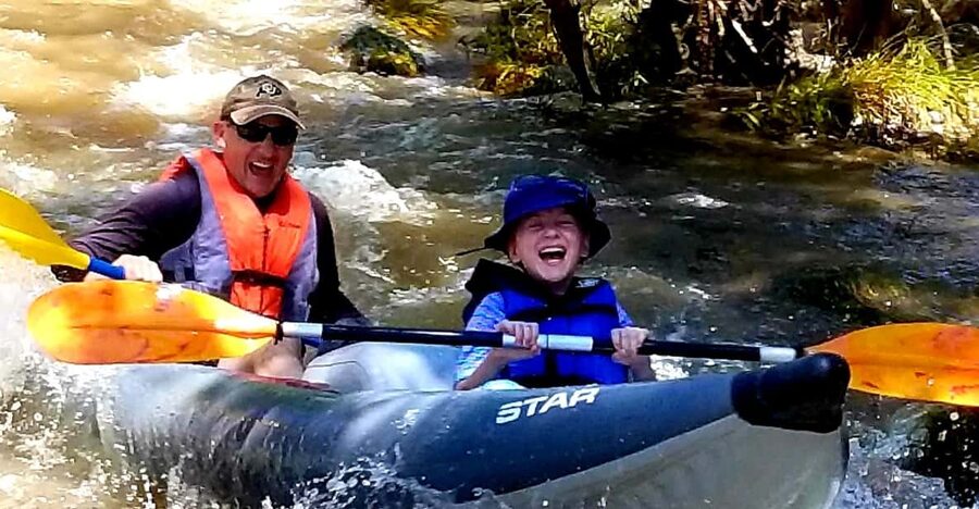 From Cottonwood: Guided Kayaking Tour on the Verde River - From OAC Boathouse to the Verde: how the day flows