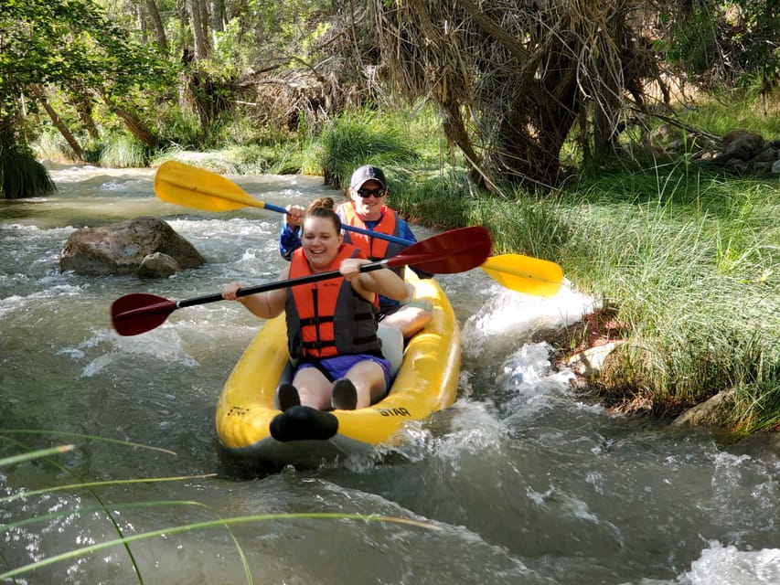 From Cottonwood: Guided Kayaking Tour on the Verde River - Kayak time before rapids: learn the basics on purpose