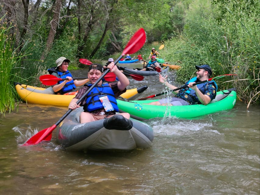 From Cottonwood: Guided Kayaking Tour on the Verde River - The dam-made swimming hole: your cool-off moment