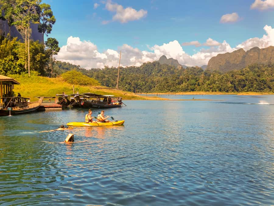 From Khao Lak: Khao Sok & Cheow Lan Lake Tour with Kayaking - Floating raft houses and lunch: local life with a straightforward purpose