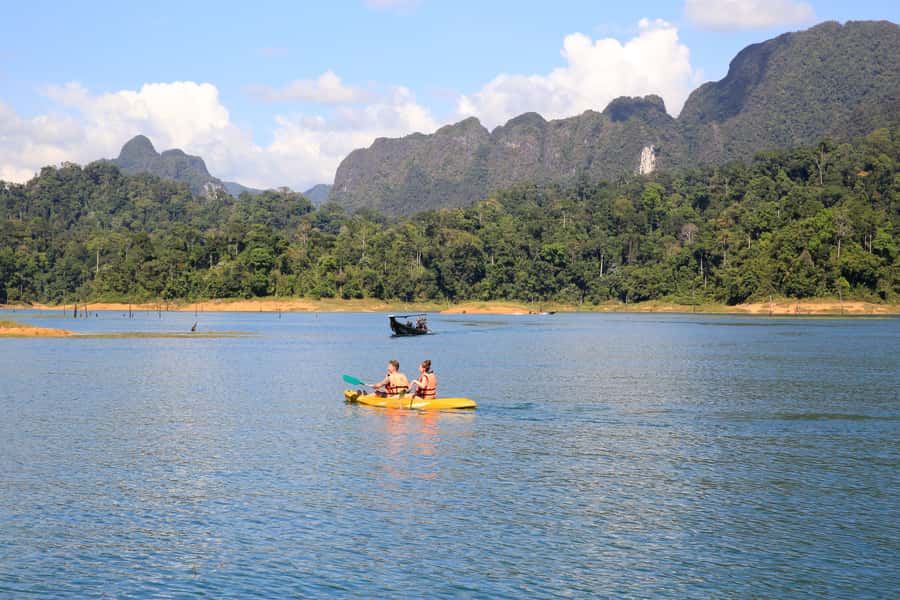 From Khao Lak: Khao Sok & Cheow Lan Lake Tour with Kayaking - Price and value: what $112 covers, plus what you must budget for