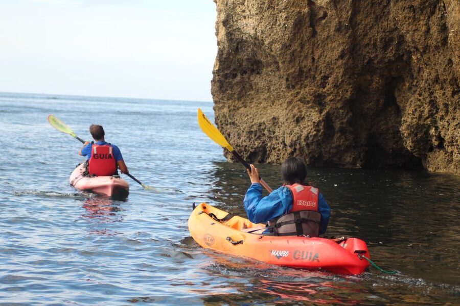 From Lagos: Algarve Coast and Caves by Kayak - The kayak route: caves, tiny grottos, and where teamwork pays off