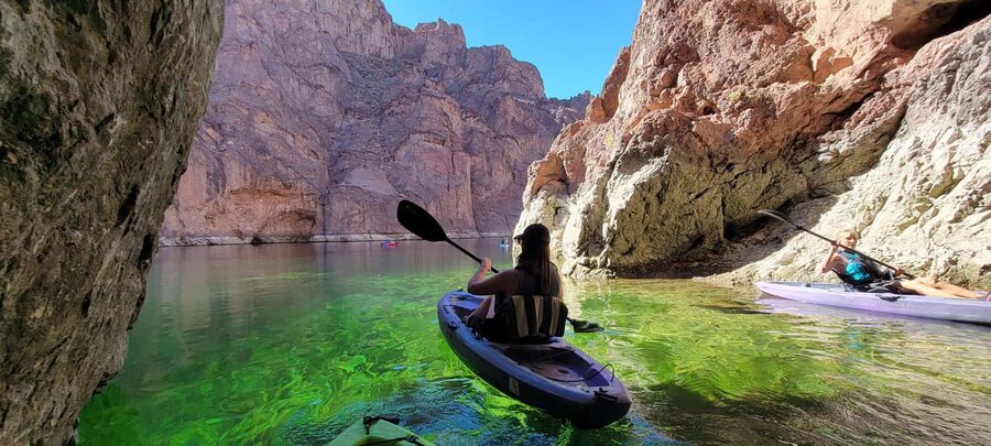 From Las Vegas: Emerald Cave Kayak Tour with Hotel Pickup - Paddling the Black Canyon and the Colorado River