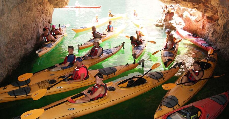 From Las Vegas: Emerald Cave Kayak Tour with Shuttle Pickup - From the Strip to the river: shuttle comfort and time for zero-stress starts