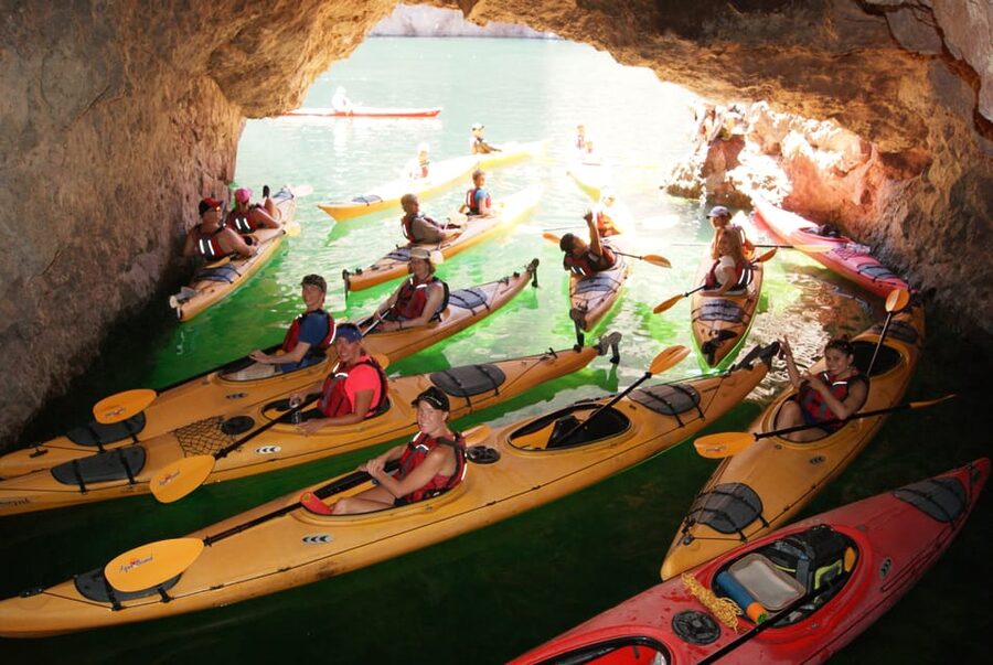 From Las Vegas: Emerald Cave Kayak Tour with Shuttle Pickup - The quick history hike: why leaving the kayak helps
