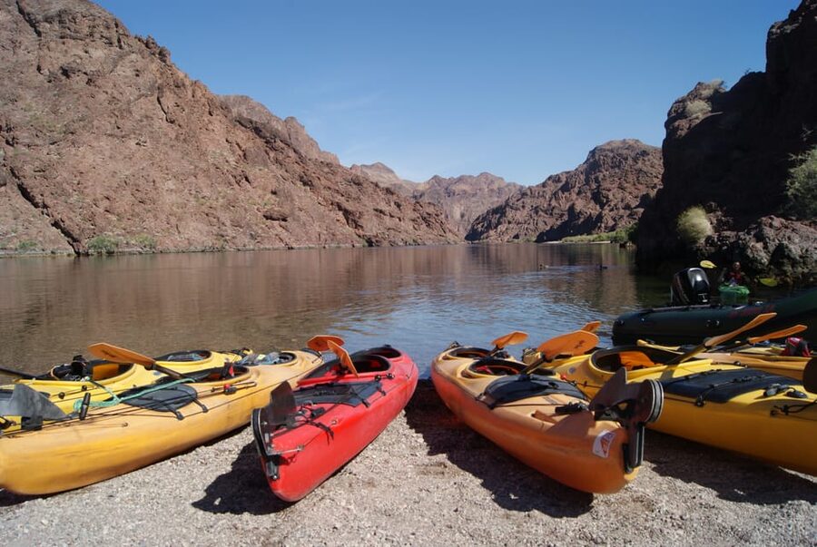 From Las Vegas: Emerald Cave Kayak Tour with Shuttle Pickup - Black Canyon by kayak: 900-foot volcanic walls and big boulders