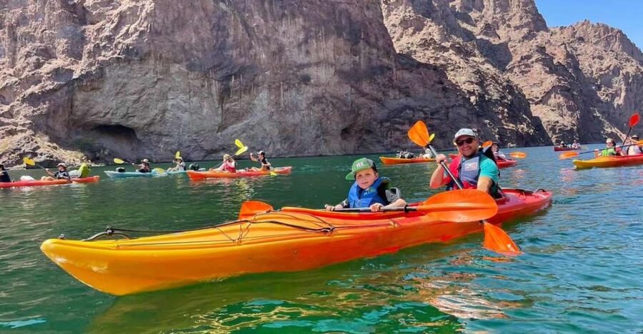 From Las Vegas: Kayak Rental with Shuttle to Emerald Cave - Gear and coaching: what you get before you paddle