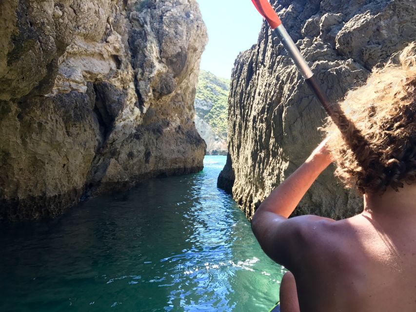 From Lisbon: Arrábida Natural Park Kayak Tour with Lunch - Kayak Setup and Safety with Joao, Pedro, and Nuno
