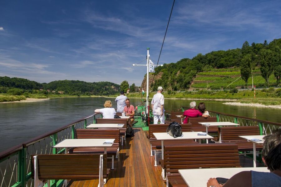 From Meissen: Paddle Steamer Tour to Dresden - Sailing the Elbe Along the Saxon Wine Route: Vineyards You Can Read