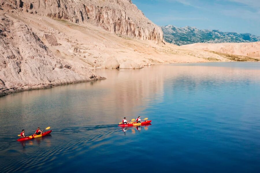 From Metajna/Novalja: Pag Bay Guided Sea Kayaking Tour - Fitness level: how hard is it really?