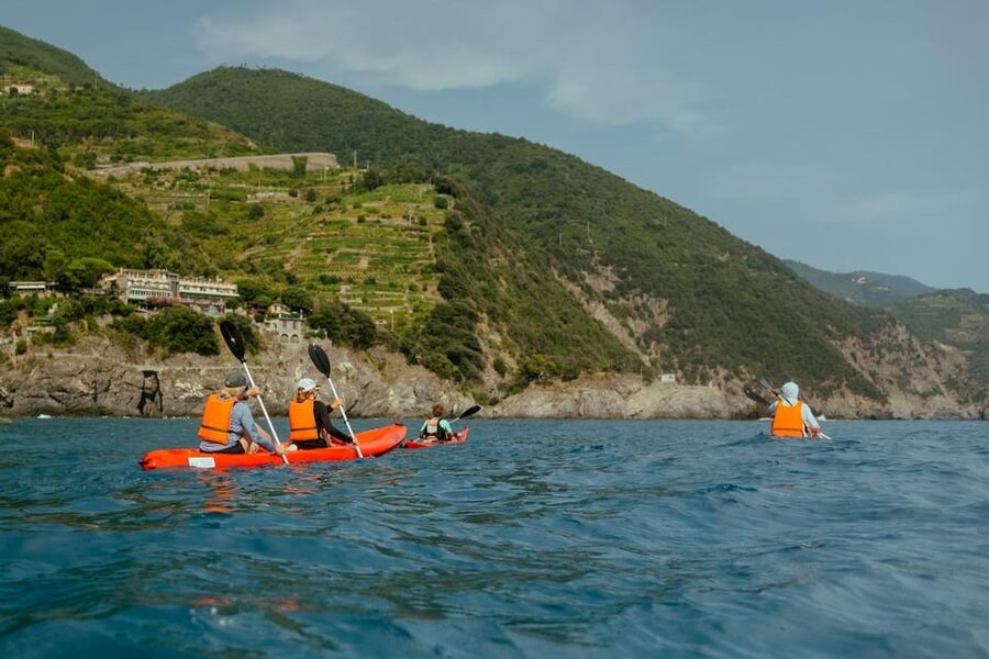From Monterosso to Vernazza: Guided Cinque Terre Kayak Tour - Fitness level, age, and swimming: who this fits best