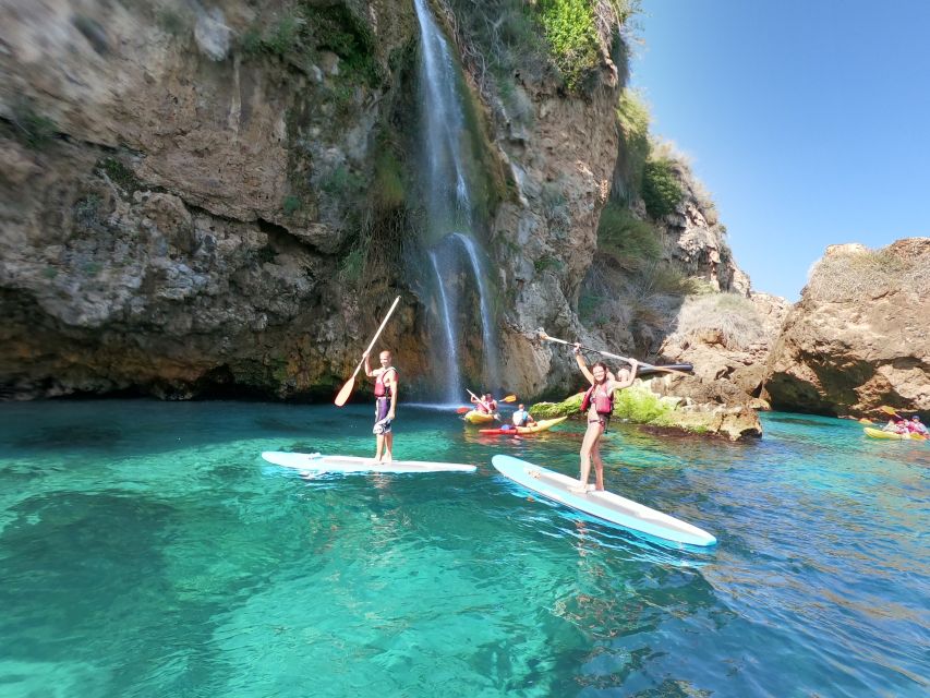 From Nerja: Guided Paddle Surf Cliffs and Maro Waterfall - Who should book this SUP and snorkel tour