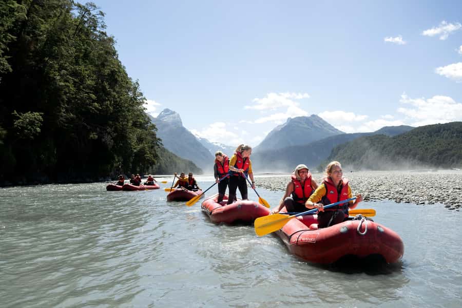 From Queenstown: Dart River Canoe & Jet Boat Day Trip - Funyak paddling downstream: real river time without needing rapids skills