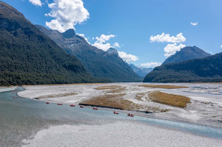 From Queenstown: Dart River Canoe & Jet Boat Day Trip - The 1-hour Dart River wilderness jet boat: speed, spins, and glacier-fed views