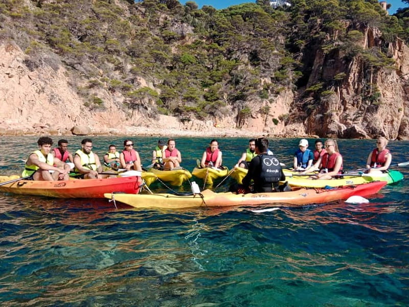From Sant Feliu de Guíxols: Kayak and Snorkel in Costa Brava - The guide experience: from Sergio’s patience to Richard’s quick help