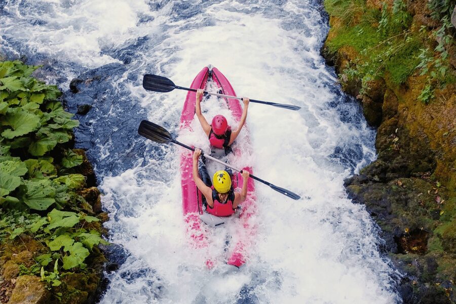 From Slunj: Mreznica Kayaking Adventure - The first guided stretch: your confidence builds fast