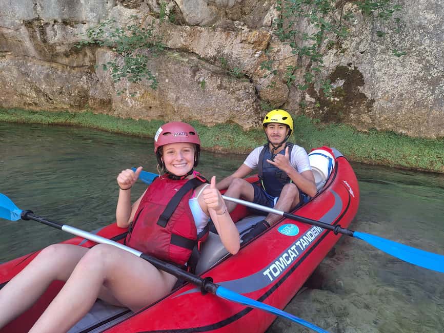 From Slunj: Mreznica Kayaking Adventure - The main run: waterfalls, cliff jumping moments, and river fun