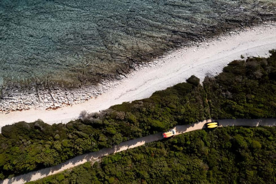 From Zadar: Dugi Otok Half-Day Kayak Adventure - What you actually get included: gear, dry bags, and insurance