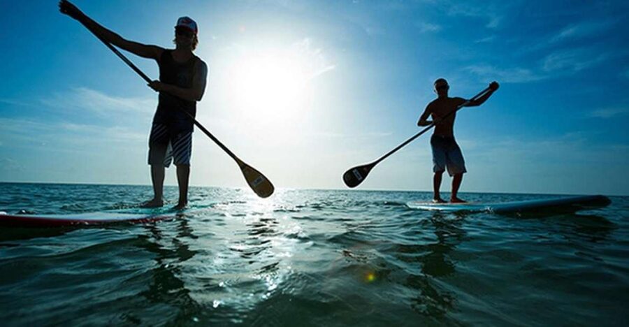 Fuerteventura: 1.5-Hour SUP Course - Caleta de Fuste - The on-land setup: safety talk, weather, stretching, and spotting currents