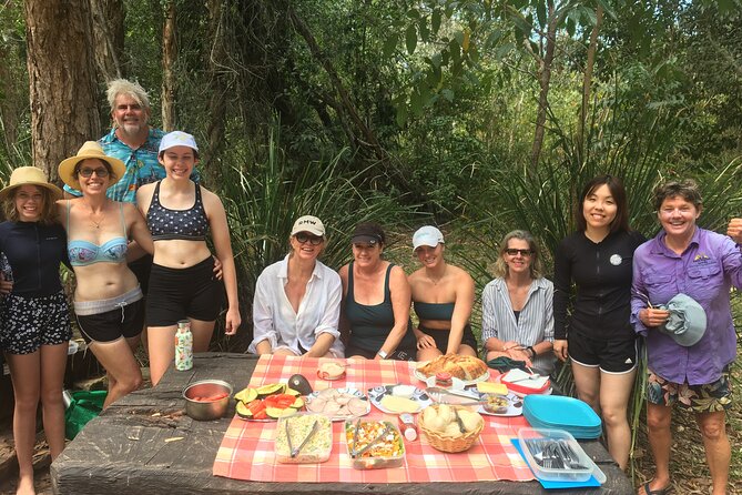 Full-Day Guided Noosa Everglades Kayak Tour - The swim stop in crystalline water: when to use your towel and why it feels great