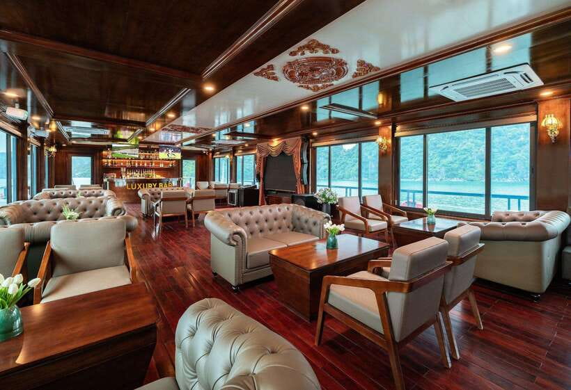Full Day Ha Long Cruise With Swimming, Kayaking and Music - Sunset Party and the Folk Music Show on the Sundeck