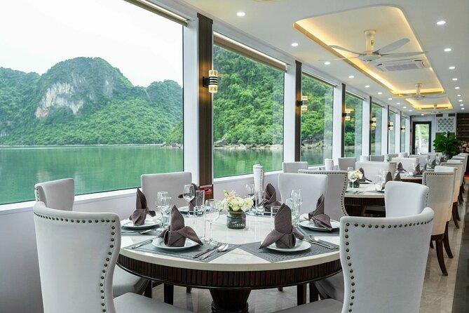 Full day Halong Bay Luxury Cruise - buffet lunch, kayak, swim. - Luon Cave area and kayaking: where the best angles come from