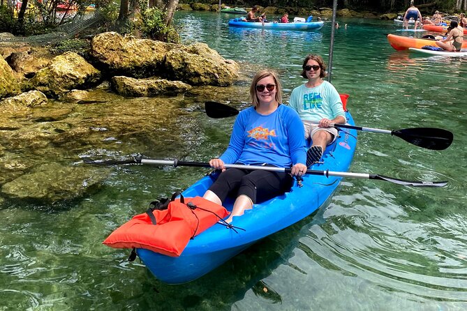 Full Day Tandem Kayak Rental For Two People In Crystal River, Florida - Your Crescent Tandem Kayak setup: comfort, stability, and real limits