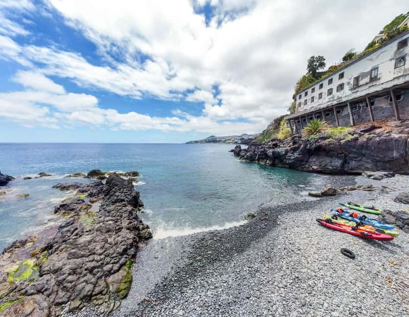 Funchal: Kayak and Snorkel Tour to Garajau NR - The kayak paddle: what the route feels like from “first stroke” to rockier water
