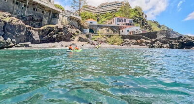 Funchal: Kayak and Snorkel Tour to Garajau NR - Meeting at the CR7 statue and getting on the water smoothly
