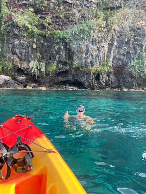 Funchal: Kayak & Snorkeling in Garajau Nature Reserve - Getting wet on purpose: holes, splashes, and what to pack