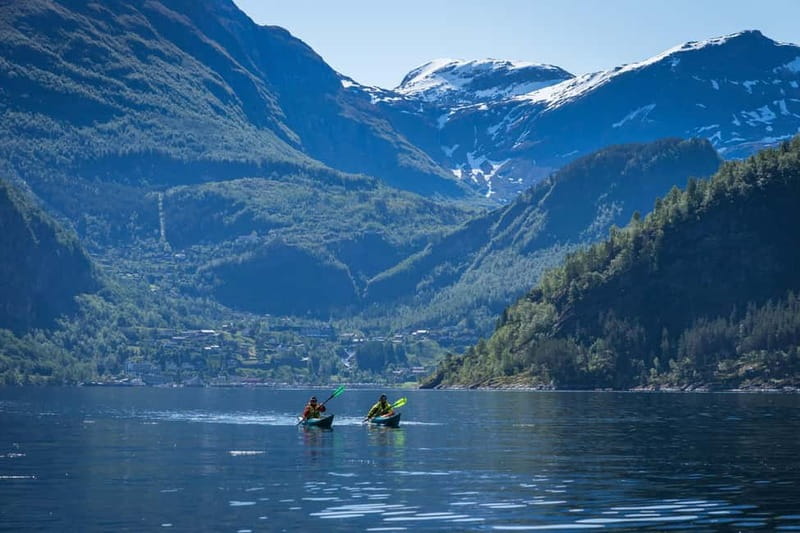 Geiranger: Kayak Tour with Waterfall Views - Getting suited up: dry suit, spray skirt, and what you wear