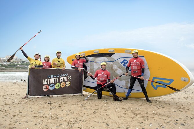 Giant Stand Up Paddle Boarding Experience in Newquay - The 2-hour flow: from launch to coves and sea-life moments