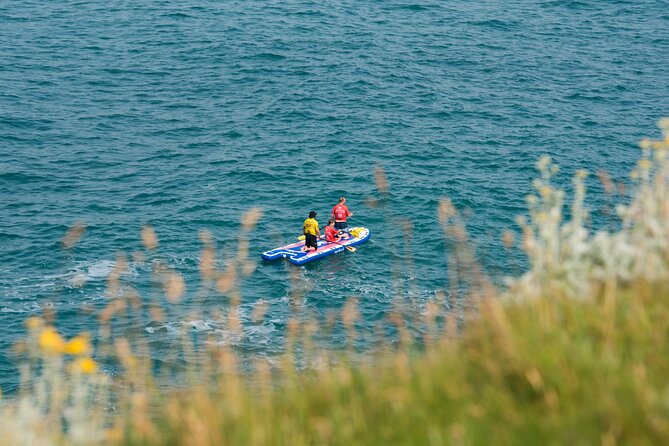 Giant Stand Up Paddle Boarding Experience in Newquay - Guides in real names: Rudi, James, Oleks, Amy, Harrison