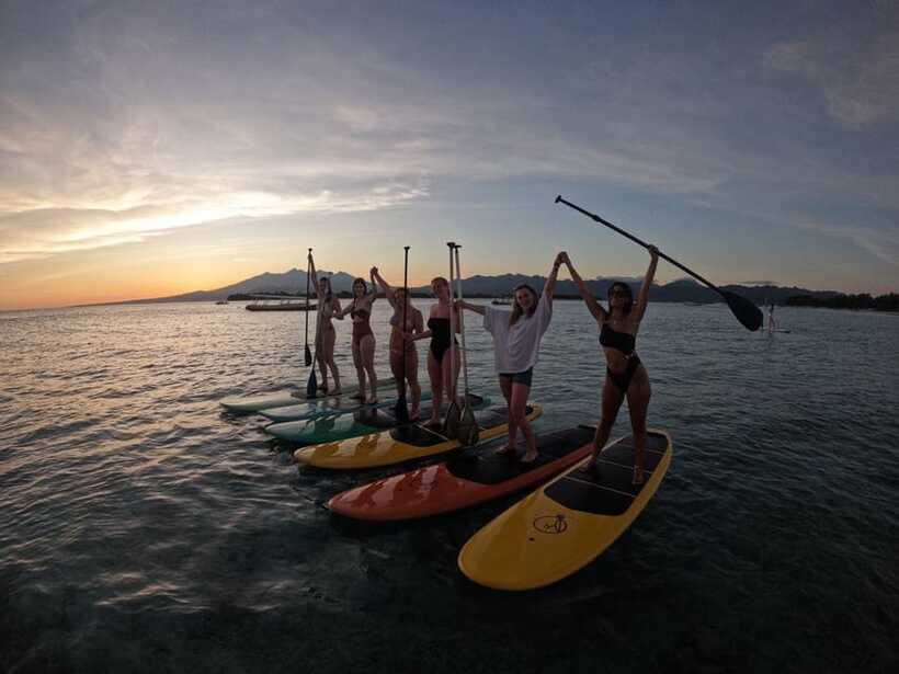 Gili sunrise stand-up paddle boarding (drone photoshoot) - The drone photoshoot: how to make the most of it