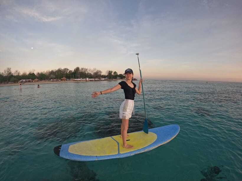Gili sunrise stand-up paddle boarding (drone photoshoot) - Comfort and practical rules you should know