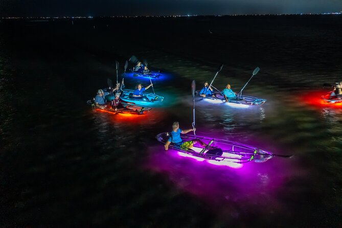 Glowing Kayak Tour Corpus Christi - North Padre Island - Night Kayaking Off Sunset Island: The big idea