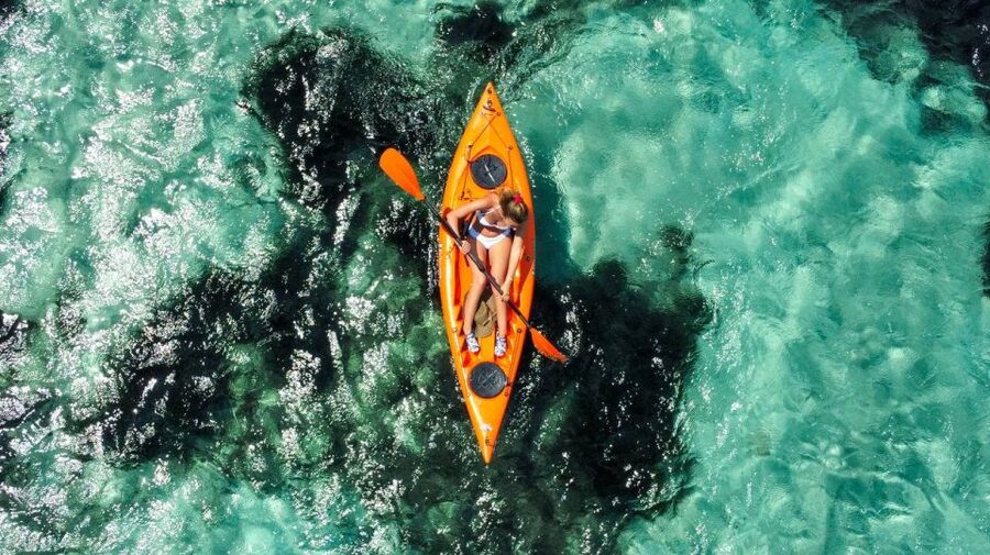 Golfo Aranci: Kayak Tour with Dolphins and Aperitif - Figarolo island: the kayak-only beach stop that makes the trip feel special