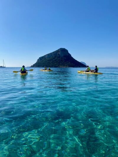 Golfo Aranci: Small group Kayak tour with Aperitif &dolphins - Paddling to Cala Moresca: where the water turns into a viewing room