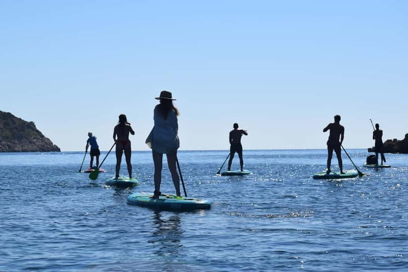 Golfo Aranci: Sup with dolphins, aperitif & photo shoot - Cala Moresca stop: swimming, photos, and catching the light