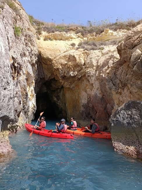 Gozo: 1 Hour Kayak plus +Cave Tour + Drop off Blue Lagoon - Quick break at Hondoq Bay: reset time before the caves