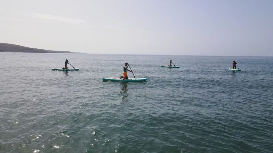 Gran Canaria : 2h Stand Up Paddle board lessons - What you learn on the board: stance, paddle technique, and safety that sticks