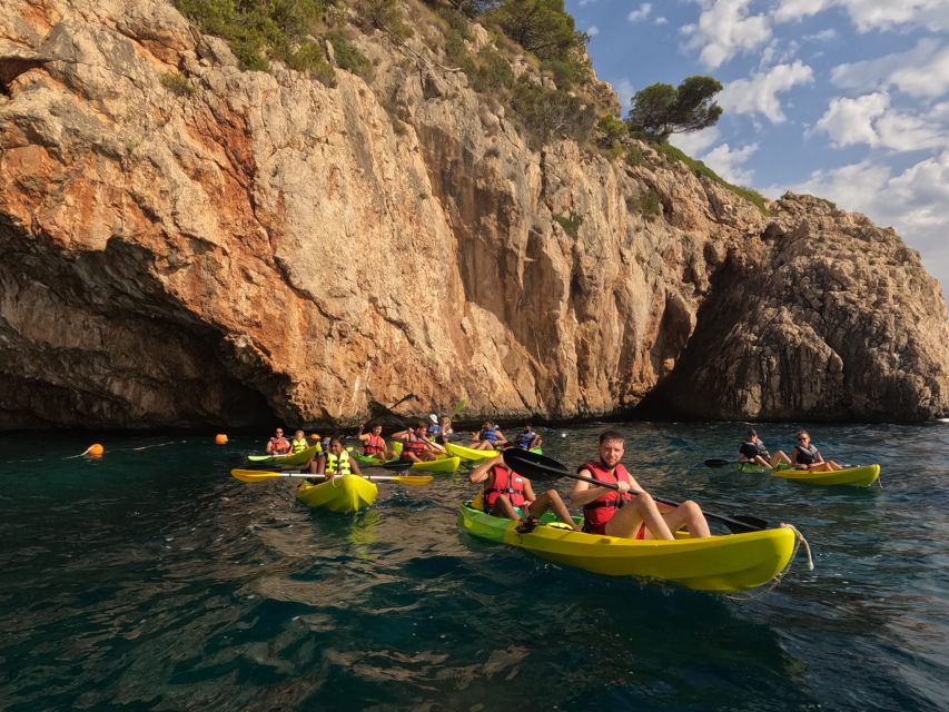 Granadella: Caló, Cova Llop Marí, and Ambolo Kayak Trip - Paddling from Granadella Beach to Cala en Caló (the first hit of wow)