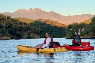 Guided 2.5 Hours Kayaking & Paddle Boarding on Saguaro Lake - Stop 1 on Saguaro Lake: where the desert meets the water