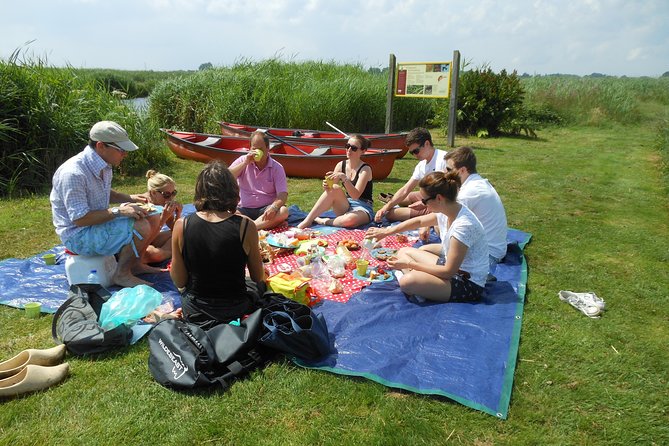 Guided Canoe Adventure with Picnic Lunch in Waterland from Amsterdam - The canoe route: flat-water paddling through wetlands and villages