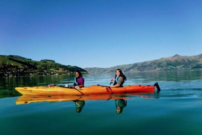 Guided Electric Mountain Bike & Sea Kayak Tour in Akaroa - Sea Kayaking Through the Crater and Marine Reserve: Wildlife Time, Done Safely