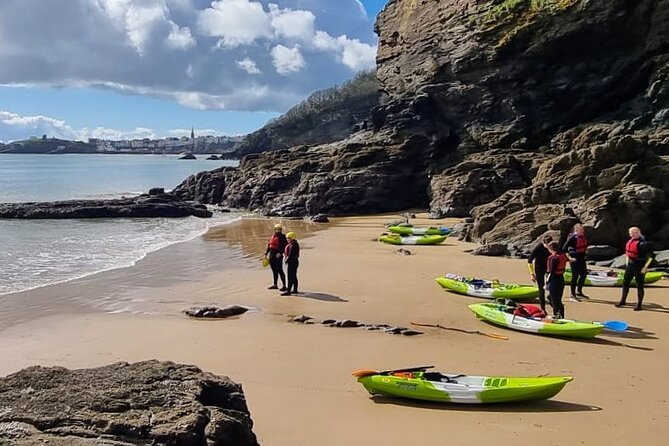 Guided kayaking trip exploring the secrets of the Tenby coastline - Tenby Lifeboat Station Stop: A Real Landmark, Not a Random Photo Stop